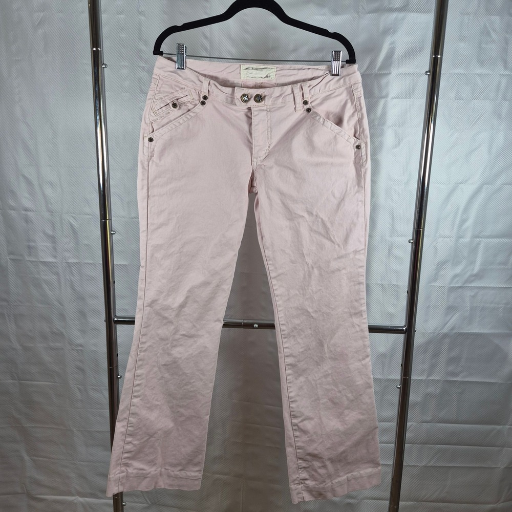 Duarte Pants Flare Leg Low Rise Pink Womens